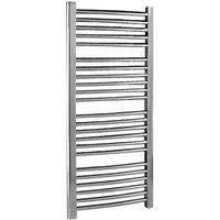 nuie Curved Ladder Rail 1100 x 500mm - Chrome, Silver