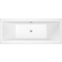 Nuie Asselby Square Double Ended Bath 1700 X 700mm - White