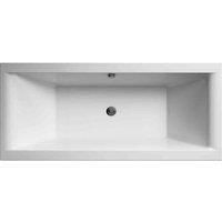 Nuie Asselby 170cm x 75cm Freestanding Whirlpool Bathtub White 1700mm L X 750mm W X 42.5mm H