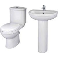 Nuie Ivo 4 Piece Bathroom Setwhite