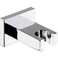 Nuie A3794 £ Modern Bathroom Shower Accessories Square Wall Bracket, 54mm x 60mm, Chrome