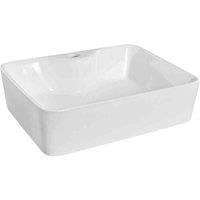 Premier Cube Square Counter Top Basin Vessels 370mm 1 Tap Hole