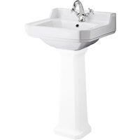 Hudson Reed 500mm Basin (1 Tap Hole) - White