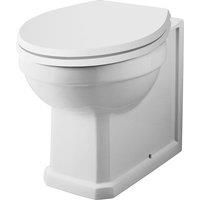 Old London Richmond Nuie NCS806 Carlton | Traditional Bathroom Back to Wall Pan, 400mm x 360mm, White