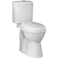 Nuie Doc M Pack Fain Comfort Close Coupled Toilet with Soft Close Seat white