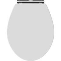 Park Lane Soft Close Round Toilet Seat - Top Fix White