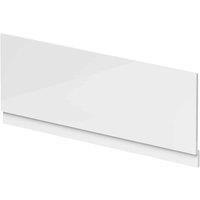 Wood Bath Front & End Panels with Plinth 18mm Adjustable Height White Bathroom