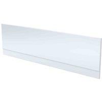 Modern Bathroom High Gloss White 1800mm Front Side Bath Panel Straight Acrylic