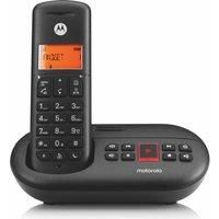 Motorola E211 Cordless Landline House Phone, Home Phone, Answer Machine, Nuisance Call Blocking, Do Not Disturb Button, Amber Backlit Display, Single Handset Pack