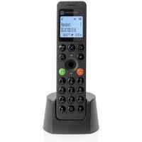 Motorola - DOT2 SERIES Digital Cordless Phone with Answering Machine, Hands-free Speakerphone, Call Blocking, Caller ID, Up to100 Name and Number Phonebook, Black