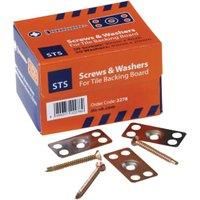 STS 30mm Screws and Stainless Steel Washers Pack of 50