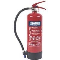 Firechief FXP4 Powder Extinguisher, XTR, 4 kg, Red