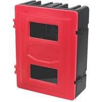 Jonesco Hs72 Double Extinguisher Cabinet, 2 Kg x 6/9 Kg, Red