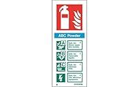 Sign ABC POWDER White (W6360M)