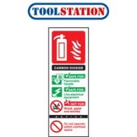 Fire Extinguisher Sign Carbon Dioxide