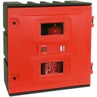 Jonesco Hs90K Hose Reel and Equipment Cabinet, Red