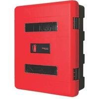 Firechief FCDC Double Extinguisher Cabinet, Seal Latch, Red