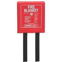 Firechief Fire Blankets with Rigid Case 1.2 x 1.2m 20 Pack (521FX)
