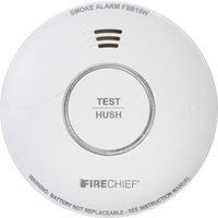 Smoke Alarm with Wireless Interlink - 10 Year Sealed Battery Fire Alarm - Wireless Interlink with Firechief CO Heat and Smoke Alarms for Home - Comply with Scottish Regulation - Firechief FSB10W Model