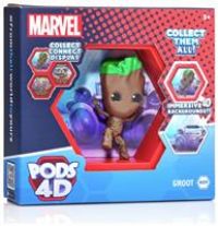 WOW! PODS 4D MARVEL Groot | Connectable Collectable Bobble-head figure that Bursts from their World into Yours | Wall or Shelf Display | MARVEL Toys and Gifts | Series 1 no. 409