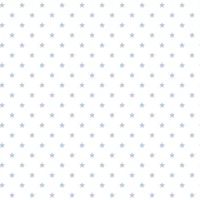 Galerie G23104 Deauville 2, Multi Star Design Wallpaper, White/Sky Blue, 10m x 53cm
