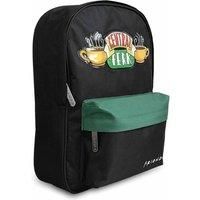Groovy Uk Friends Central Perk Embossed Backpack, Black/Green/Red/Yellow