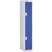 M12512GUCF00 Security Locker 2-Door Blue (38863)