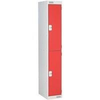 M12512GURD00 Security Locker 2-Door Red (50976)