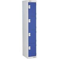 M12514GUCF00 Security Locker 4-Door Blue (35540)
