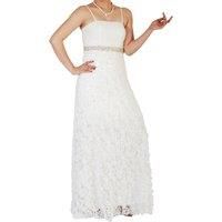 Cinda Wedding Evening Bridesmaid Dress UK Ivory 10