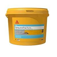 Sika Damp-Proofing Slurry - Ready To Use Damp-Proofing and Waterproofing Coating, Grey, 20 kg