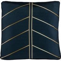 Premium Scatter Cushion in Black with Gold print - Rattan Direct