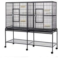 Little Friends Elegance Double Metal Large Flight Bird Cage