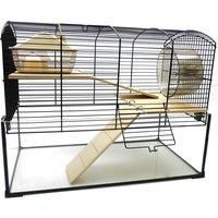 Little Friends Mayfair Gerbilarium Cage with Accessories, 51.5 x 28 x 40 cm