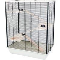 Rat Hamster Pet Animal 3 Tiers Cage Home The Belfry - 78 x 48 x 97 - Grey