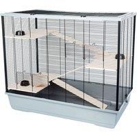 Little Friends Plaza XL Small Animal Cage - Grey
