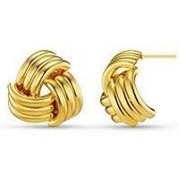 Orelia Interlocking Statement Stud Earring