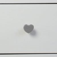 Ceramic Cabinet Knob Kitchen Bedroom Cupboard Door Drawer Handles Grey Heart