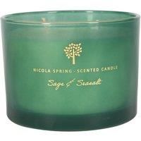 Soy Wax Scented Candle Aromatherapy Gift for Her 38hr Burn 350g Sage & Seasalt