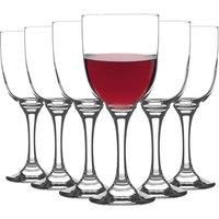 24x Campana Red Wine Glasses Vintage Home Kitchen Stemware Goblets 365ml Clear