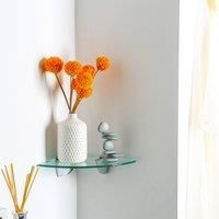 Modern Floating Shelf Wall Mounted Living Room Office Storage 60cm Black