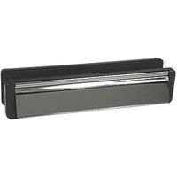 Fab & Fix - Nu Mail Edge - Hardex Chrome Telescopic Letterplate 310 X68