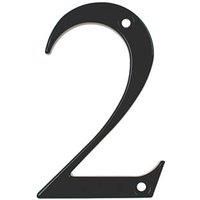 Fab & Fix Hardex Door Numeral Matt Black 2