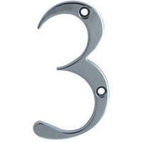 Fab & Fix Hardex Door Numeral Polished Chrome 3