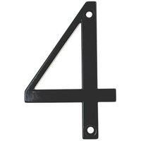 Fab & Fix Hardex Door Numeral Matt Black 4