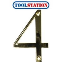 Fab & Fix Hardex Door Numeral Gold 4