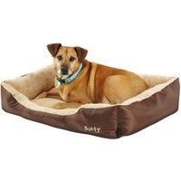 Bunty Deluxe X-Large Soft Dog Bed - Brown