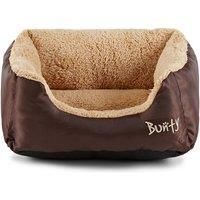 Bunty Deluxe Soft Washable Dog Pet Warm Basket Bed Cushion with Fleece Lining