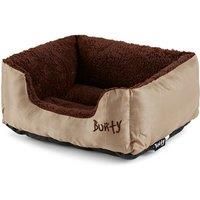 Bunty Deluxe Soft Washable Dog Pet Warm Basket Bed Cushion with Fleece Lining