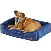 Bunty Deluxe Large Soft Dog Bed - Blue